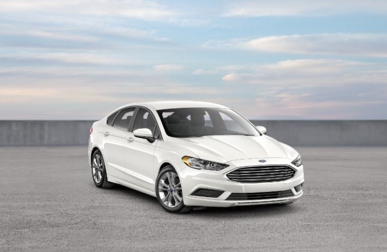 front quarter view of the 2017 Ford Fusion