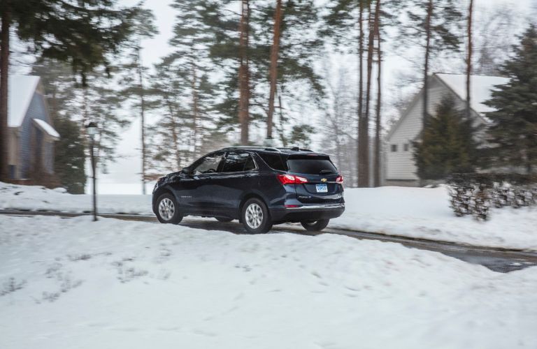 2018 Chevy Equinox in the snow