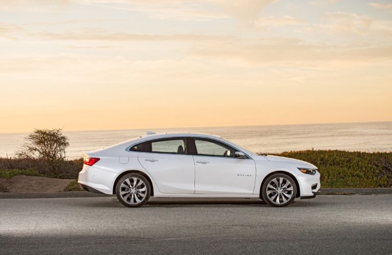 2017 Chevy Malibu side view