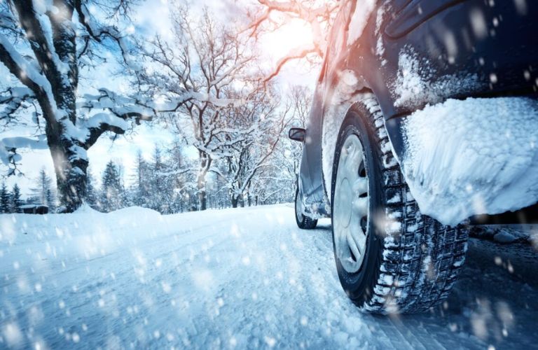 Car in snow