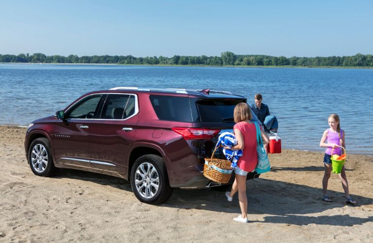 2018 Chevy Traverse rear view with power liftgate