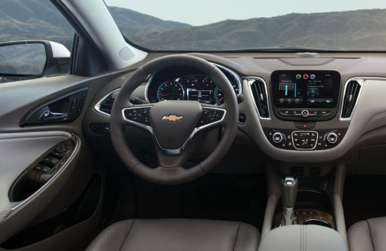 2018 Chevrolet Malibu dashboard view