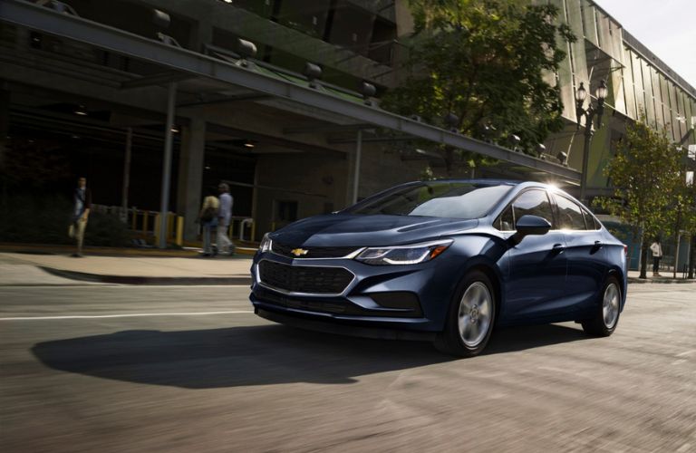 front quarter view of the 2018 Chevrolet Cruze