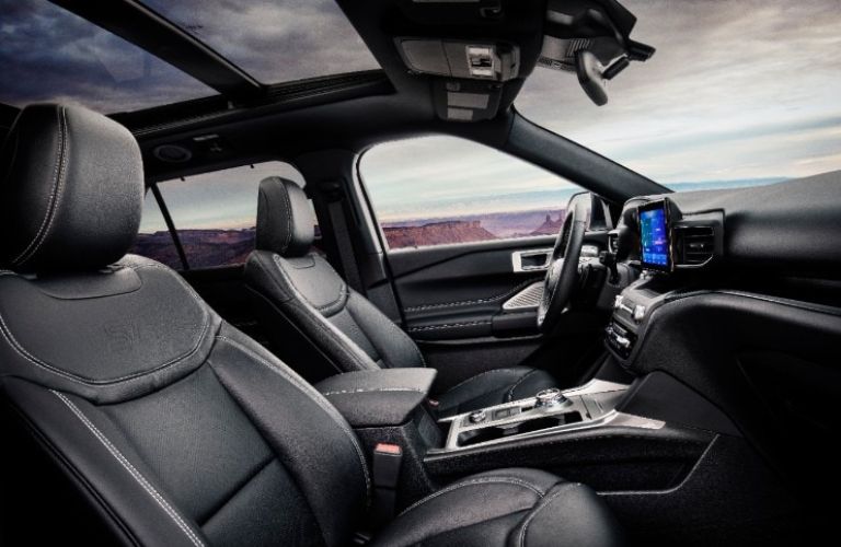 Interior of the 2018 Ford Explorer