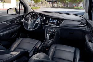 Driver's cockpit of the 2019 Buick Encore