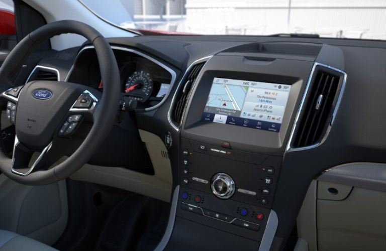 2020 Ford Edge interior front dash