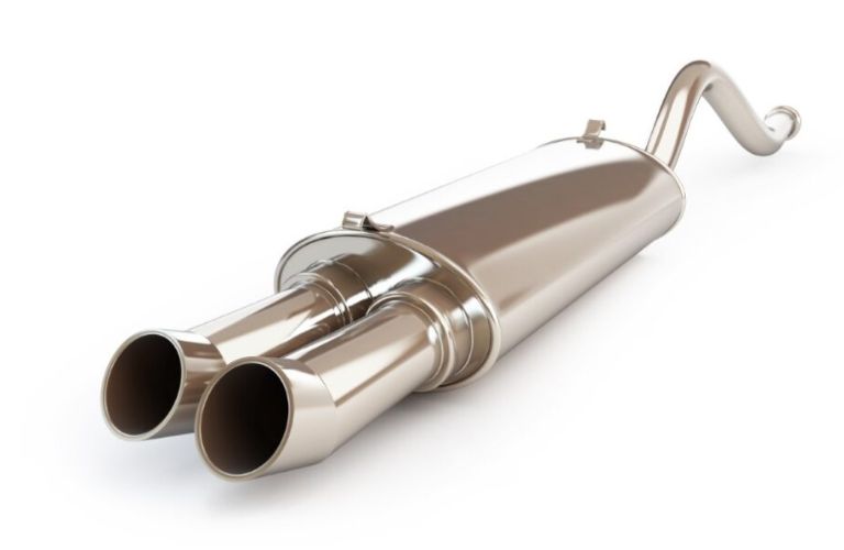 image of a car's muffler