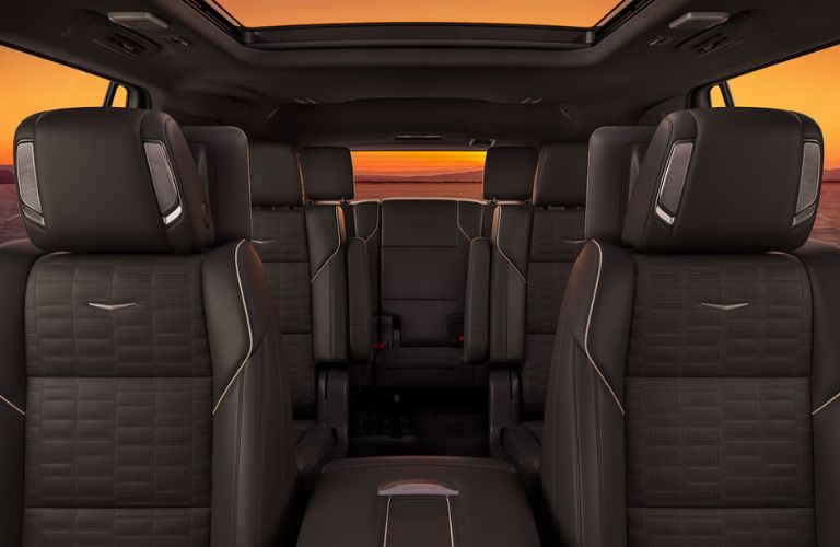 interior seat view of the 2024 Cadillac Escalade