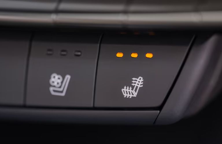 heated and ventilated seat option of the 2024 Cadillac XT4