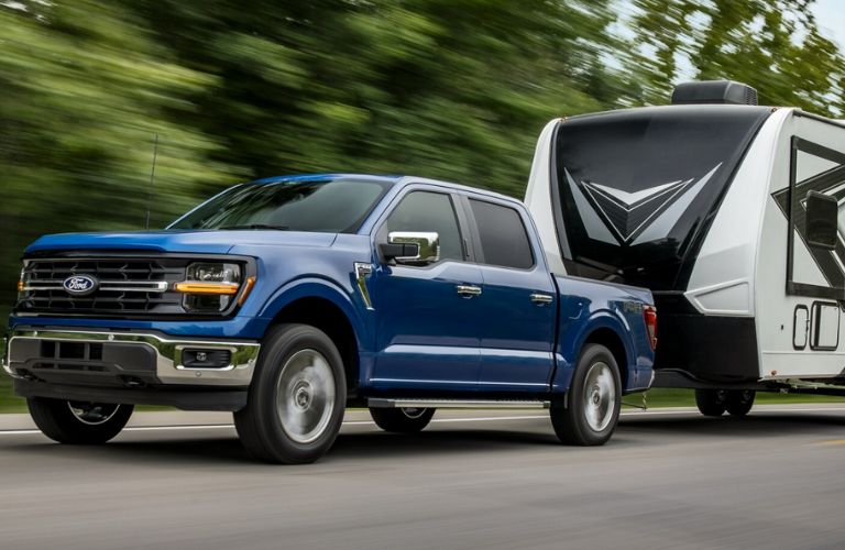 2024 Ford F-150® towing a trailer