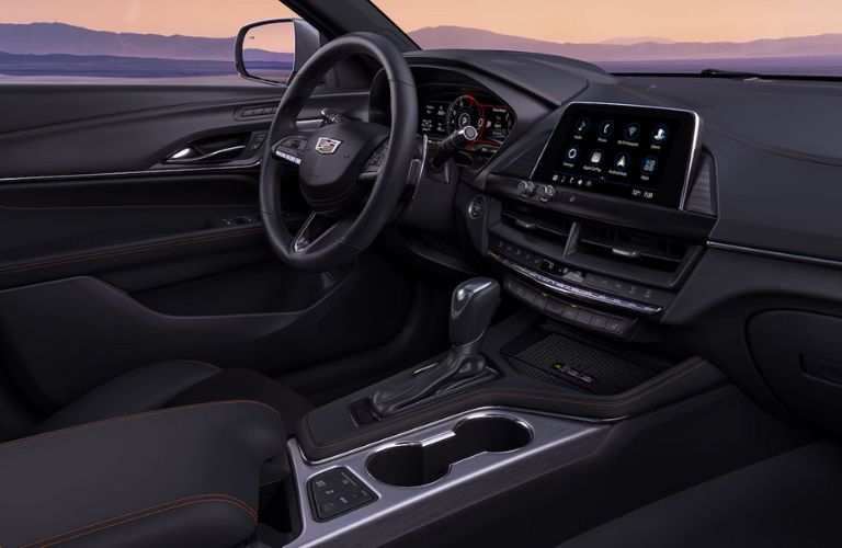 cockpit of the 2024 Cadillac CT4