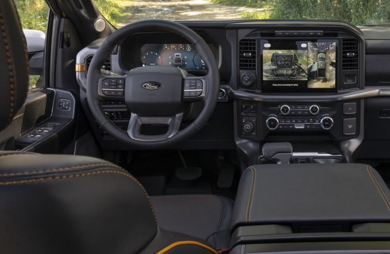 dashboard view of the 2024 Ford F-150