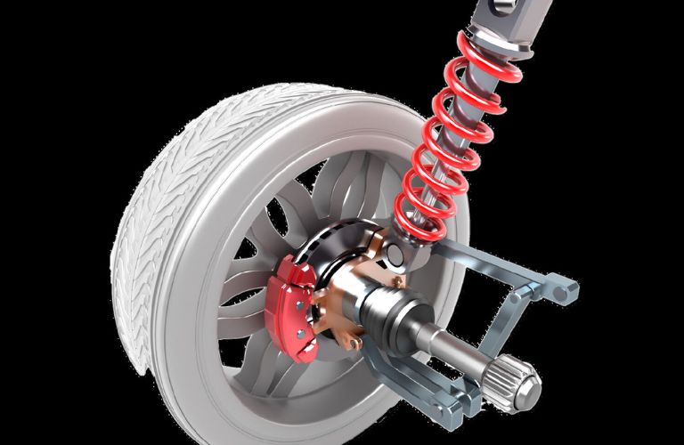 image of a car's shocks