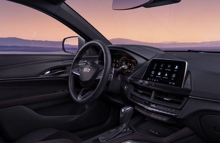 cockpit of the 2025 Cadillac CT4