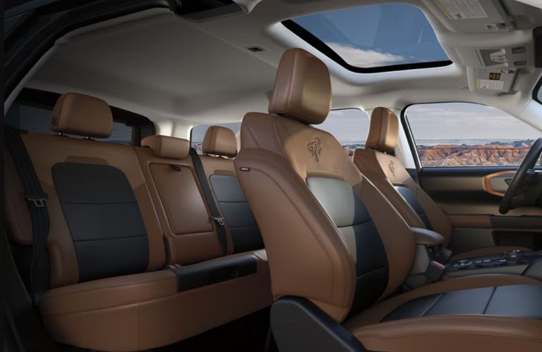 interior seat view of the 2024 Ford Bronco Sport®