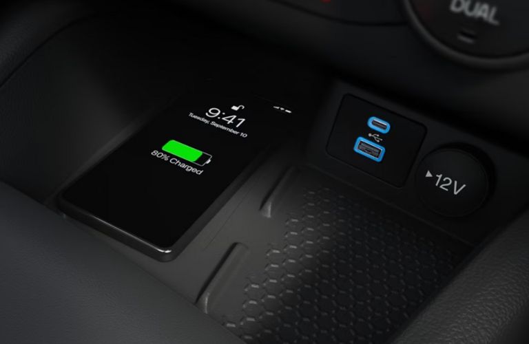 wireless charging pad of the 2024 Ford Bronco Sport®