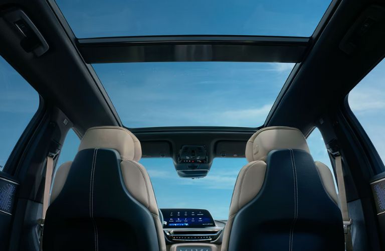 interior view of the 2025 Cadillac LYRIQ