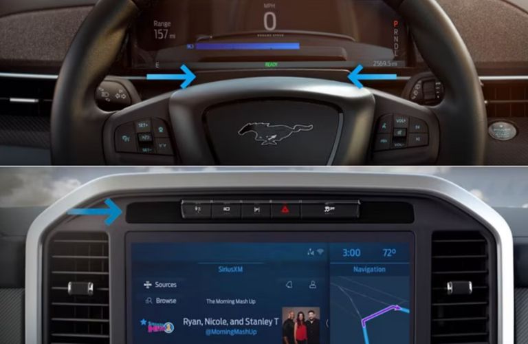 Driver attention system of a Ford